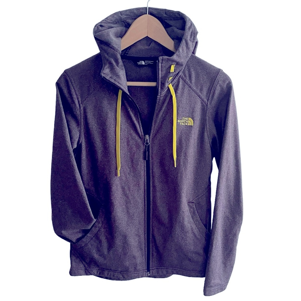 The North Face Hooded Soft-shell Full Zip Jacket Grape M